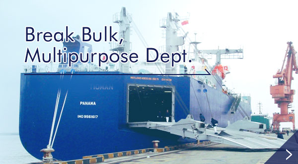 Breakbulk, Multipurpose Dept.